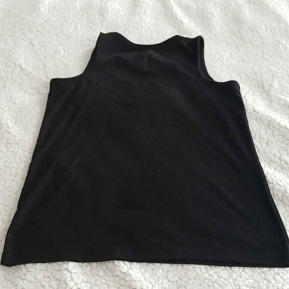 Wonder Nation Girl's Black Tank